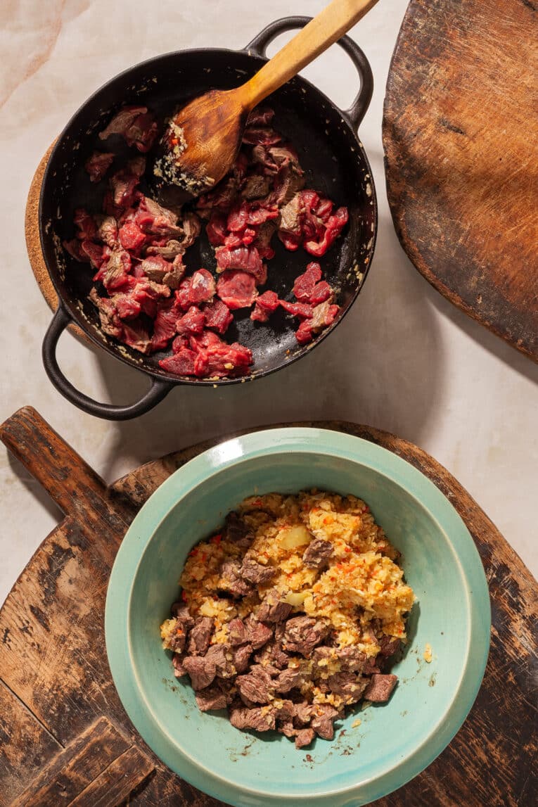 Bryna högrev till gryta