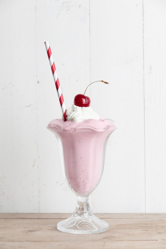 Jordgubbsmilkshake