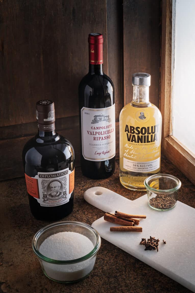 Ingredienser till hemgjord glögg