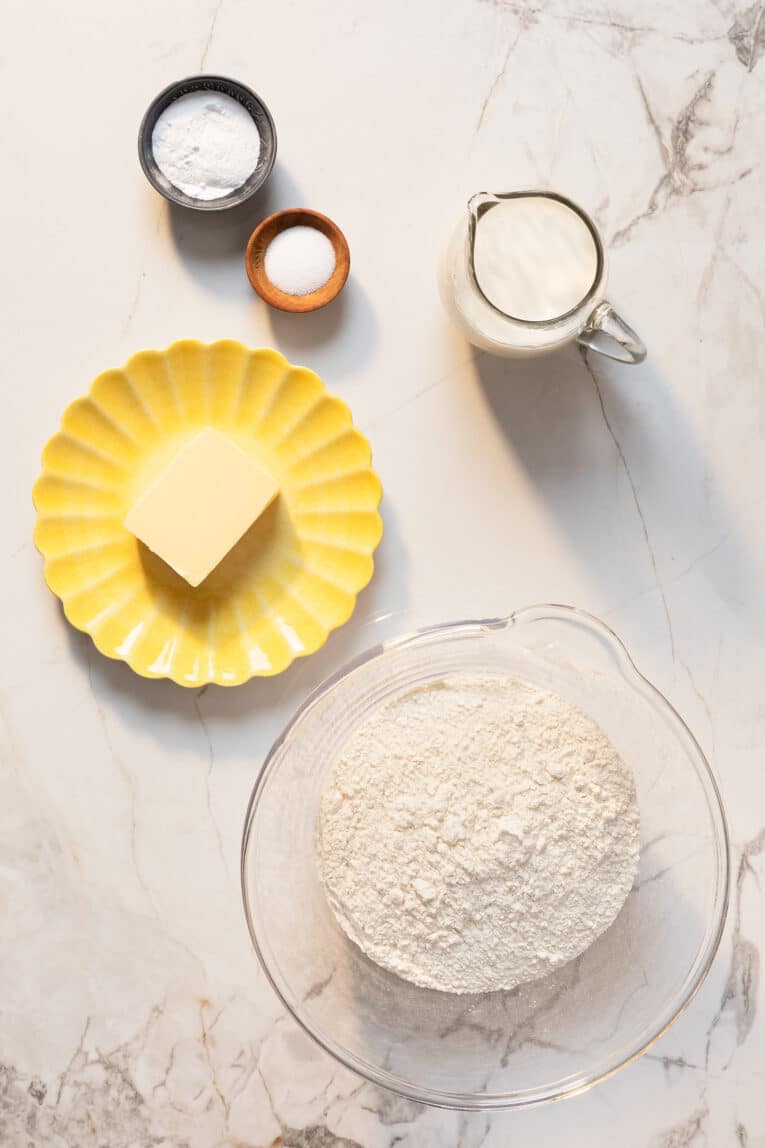 Ingredienser till scones
