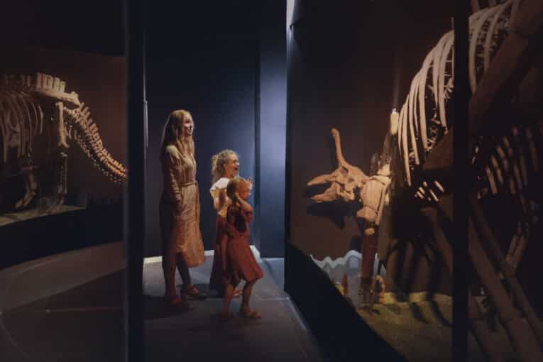 Utställning dinosaurier
