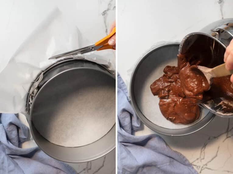 Kladdkaka i form