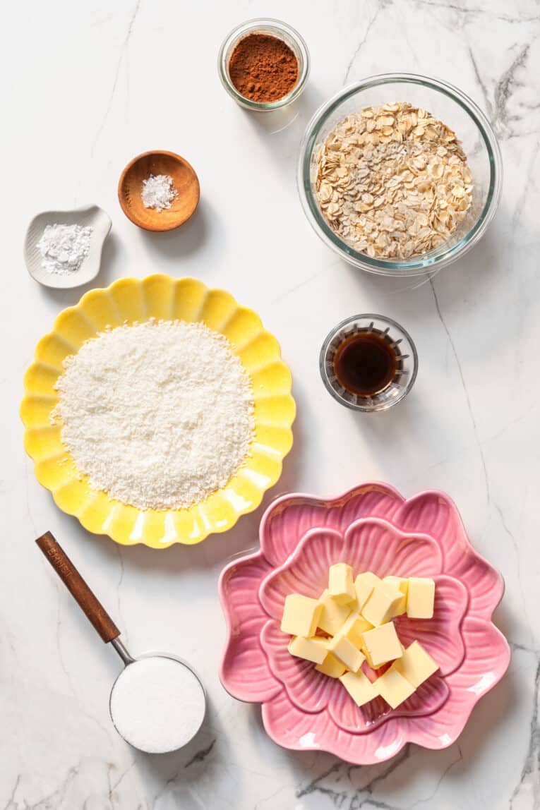 Ingredienser till chokladbollar