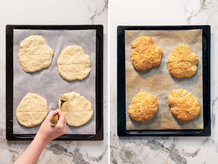 scones på plåt