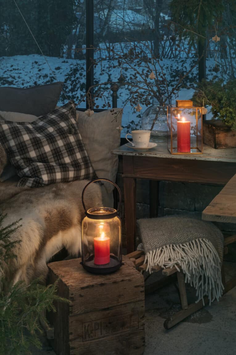 Stearinljus växthus