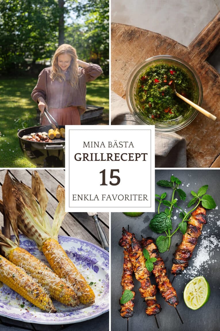 Mina bästa grillrecept - 15 enkla favoriter